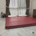 Relax Floor Mattress- Ruby Red Crystals King Size Sleeping Mat.