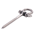 2 Pcs 304 Stainless Steel Screw Bracket Heavy Duty 180° Swing Hangers.