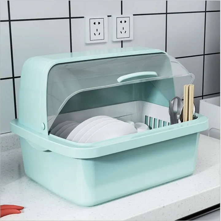 Dish%20Rack%20Plastic%20Storage%20Shelf%20Tableware%20Storage%20Box>>>>%20(S)%20-%20Image%204