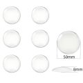 Round Self-Adhesive Clear Door Stopper Rubber Damper Buffer Cabinet Muffler Wall Protector Door Handles Bumper Protective Plug.