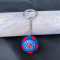 Barcelona Real Madrid Club Mini Football Keychain Hanging Souvenir Liverpool Fan Boys Gifts. 