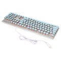 Mechanical Gaming Keyboard, Mechanical Keyboard 104 Keys for PC.