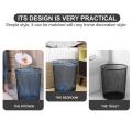 1pc Iron Mesh Trash Can Waste Paper Mesh Basket Recycling Garbage Bin Office Metal Waste Basket Iron Wire Rubbish Container. 