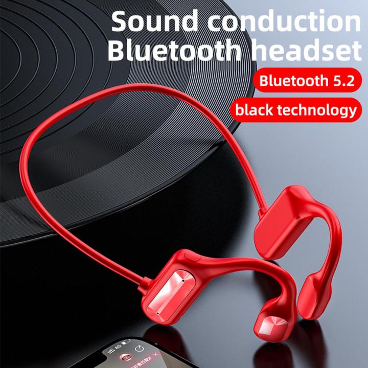 The new wireless bone conduction bluetooth headset stereo hanging ear sports headset for Apple, Huawei, Android Geartronic