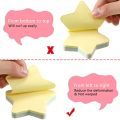 Sticky Notes STAR Shape 3×3 Inch 5 Colors 100 Sheets. 