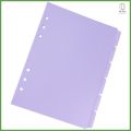Separator Page Notepad Dividers Notebook Tab Label Binder 6 Pcs dachwanli.