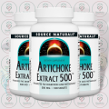 Source Naturals Artichoke Extract 500 – 500 mg – 180 Tablets – with 5% Cynarins – for Digestive Support & Fat Metabolism. 