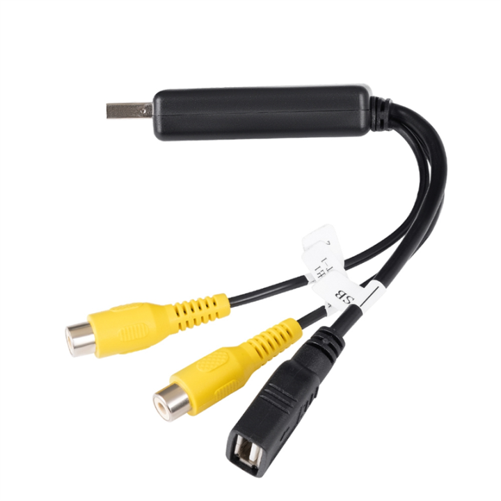 1 PCS for Android System USB Interface to Video Out Adapter Plastic Car ...