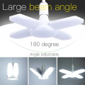 LED Bulb Foldable 4 Fan Blade - Four wing-25 Watt. 