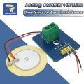 【The road to happiness Store】Drum Simulate Piezoelectric Sensor Analog Ceramic Vibration Sensor Module Piezoelectricity For Arduino DIY KIT.