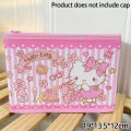 Kawaii Sanrio Hello Kitty Foldable Storage Box My Melody Cinnamoroll Kuromi Desktop Organizer Makeup Box Girls Gifts.