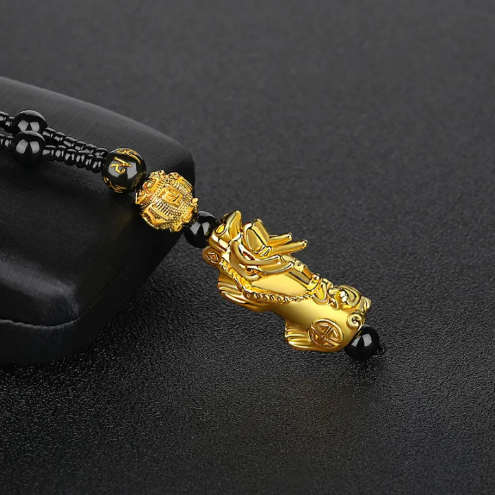 Chinese%20Traditional%20Jewelry%20Buddhist%20Beads%20Gold%20Silver%20Plated%20Piyao%20Pendant%20Women%20Men%20Good%20Lucky%20Fengshui%20Pixiu%20Necklace%20-%20Image%205