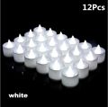 12/24/48Pcs Flameless LED Candles Lights Battery Powered Tealight Romantic Tea Candles for Birthday Party Wedding Decorations.