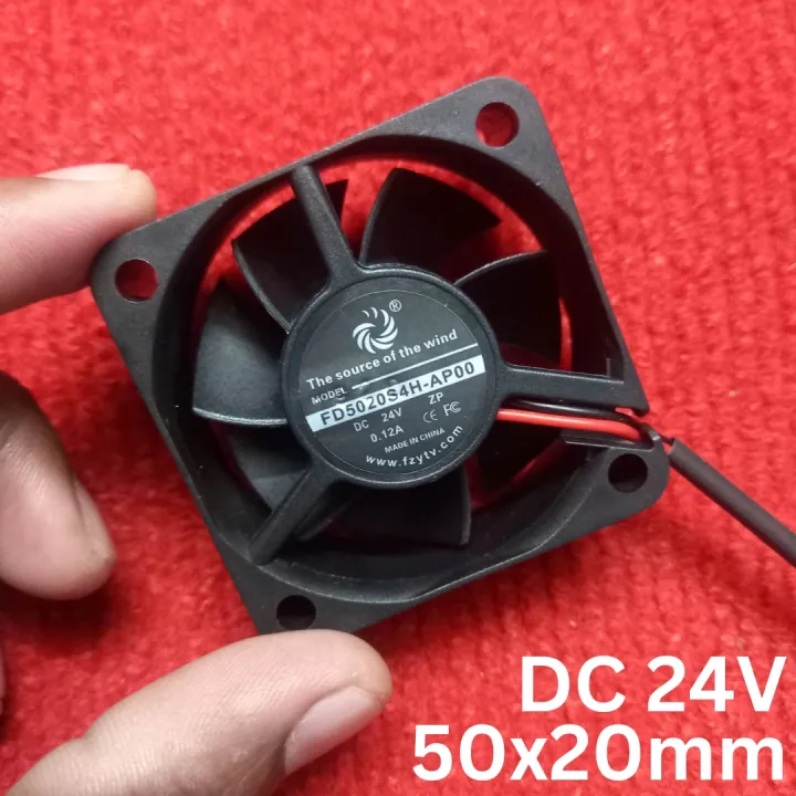50mm%202%E2%80%B3%20Inch%2024V%200.12A%20Cooling%20Fans%205020%20DC%2024V%2050x50x20mm%20Fan%20Heatsink%20Cooler%20Cooling%20Fan%20Radiator%20Heat%20Dissipation%20Fan%20With%202Pin%20Connector%20Cables%20-%20Image%202