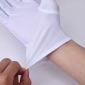 New Soft White Cotton Gloves Hand Moisturising Etiquette Formal Cotton Gloves Thin Black and White Gloves Driving Gloves. 