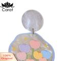 Carat Drop Ear Stud Beautiful Bright Color Drop Earrings. 