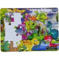 24 Piece Kids Jigsaw Puzzle Animal Set 8 x 10.8 Inch - Puzzle Toy For Kids. 