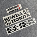 1 Set 3D Soft Glue Honda Logo Sticker Motorcycle Logo HONDA Click 125i 150i Logo Sticker.