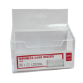 BUSINESS CARD HOLDER clear. 