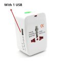 Universal USB Multi Plug Travel Adapter International Converter Power Socket UK/US/AU/EU/CA All in 1 Travel Adapter. 