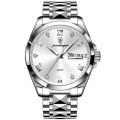 Poedgar Men's Luxury Business Quartz Watch with Calendar, Luminous Hands and 30M Waterproof - Perfect Gift for Boys.