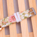 Casual Fashion Watch Printed Silicone Strap Clock Luxury Quartz Ladies Watches Women Flower Pattern Multi-Color Wristwatch Reloj. 