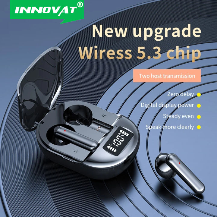 INNOVAT%C2%AE%20Air%20buds%20K40%20Bluetooth%20Earphones%20Digital%20Display%20Headset%20Noise%20Cancelling%20Earbuds%20With%20Microphone%20High%20Fidelity%20Stereo%20Sound%20Headphones%20-%20Image%202