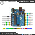 Arduino UNO R3 (DIP) Development board With USB cable, for robotics & automation project..