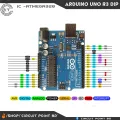 Arduino UNO R3 (DIP) Development board With USB cable, for robotics & automation project.. 