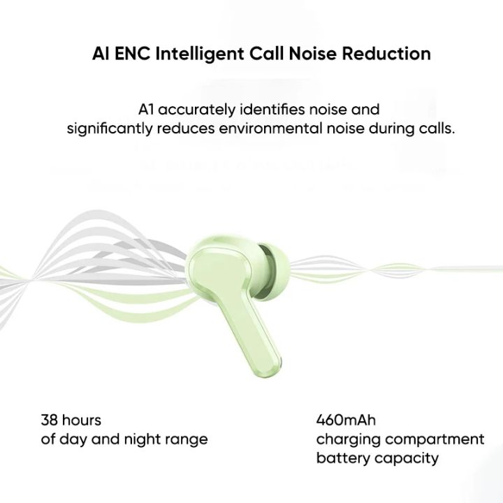 HOT%20Realme%20Buds%20T110%20T100%20TWS%20Earphone%20Bluetooth%205.3%20Niose%20Cancelling%20Wireless%20Headphone%2028%20Hour%20realme%2010%20IPX5%20Waterproof%20-%20Image%203