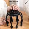 HEGRUS Electric Octopus Claw Head Scalp Massager 3 Modes Vibration Massage Therapeutic Head Scratcher Relief Head Fatigue Improve Sleep Octopus Head Vibration Relaxing Massager. 