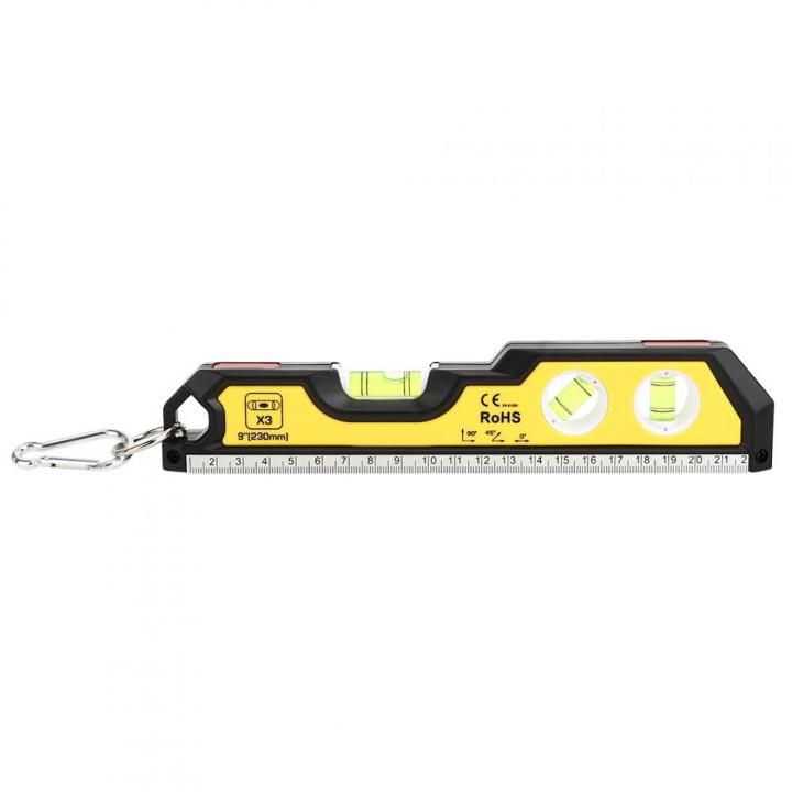 Magnetic Horizontal Ruler Plastic Portable High Accuracy Bubble Level ...