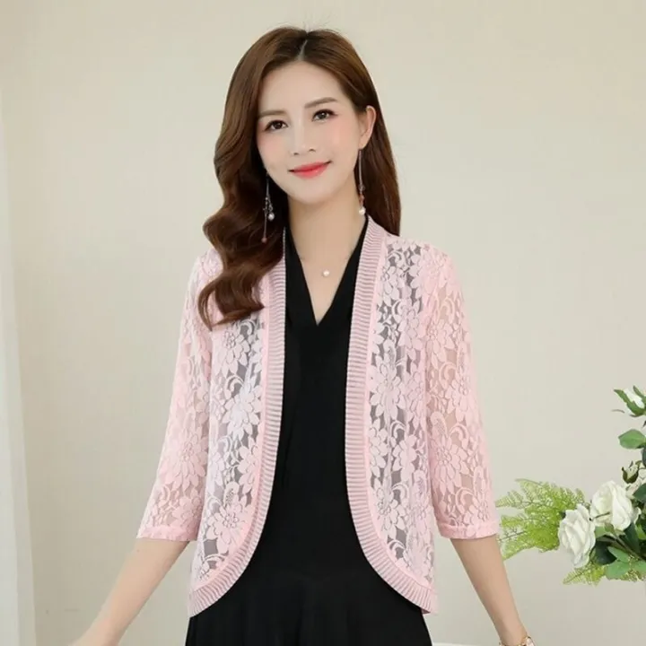 2023%20Spring%20Autumn%20Summer%20Thin%20Jacket%20Coat%20Women%20Lace%20Cardigan%20Female%20Cardigans%20Women%20Sunscreen%20Tops%20Ladies%20Shawl%20Outerwear%20-%20Image%205
