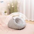 Cute Semi Enclosed Cat Nest Nonslip Bottom Adorable Cat Bed House for. 
