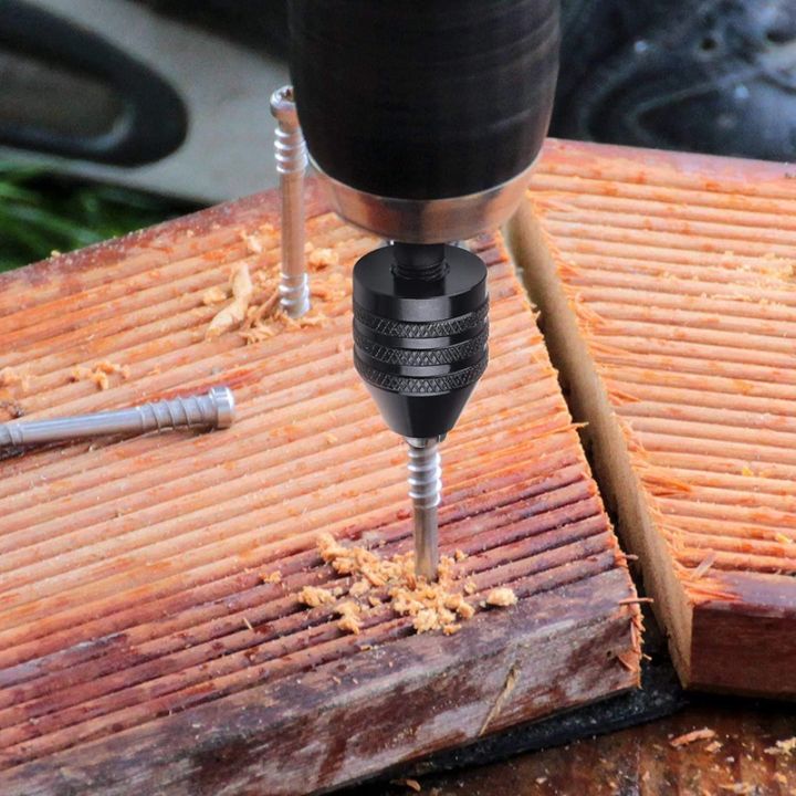 2Pcs%20Hex%20Shank%20Keyless%20Drill%20Chuck,%20Screwdriver%20Converter%20Drill%20-%20Image%204