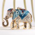 Creative Elephant Key Chain Accessories Cute Animal Keychains Fashion Keyrings Women Bag Charm Pendant Car Key Rings Holder.