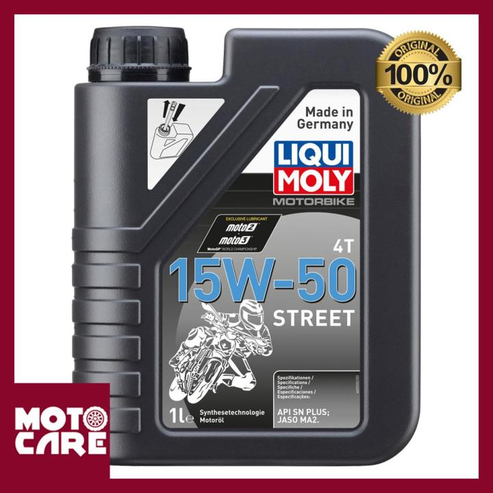 Liqui Moly Motorbike 15W-50 4T Semi Synthetic Engine Oil | 1L Street