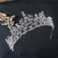 Rhinestones Silver Branch Tiara Crown Wedding Party Hair Accessories Bridal Hair Jewelry. 