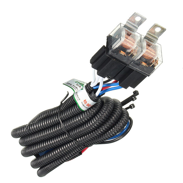 SL%20H4%20Headlight%20Relay%20Harness%20Headlight%20Relay%20Kit%2080A%20100W/140W%20Terminal%20Wiring%20Harness%20For%2012V%20H4%20Bulb%20Models%20-%20Image%202