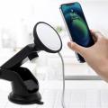 Adjustable Car Phone Holder Charger Cradle Stand Charging Dock For iPhone 12 Magnetic Magsafing Charger Dock Station Bracket (excluding wireless charger).