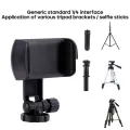 360° Rotating Multifunctional Phone Tripod Horizontal And Vertical Fixed Universal Bracket Good effect and easy to use. 