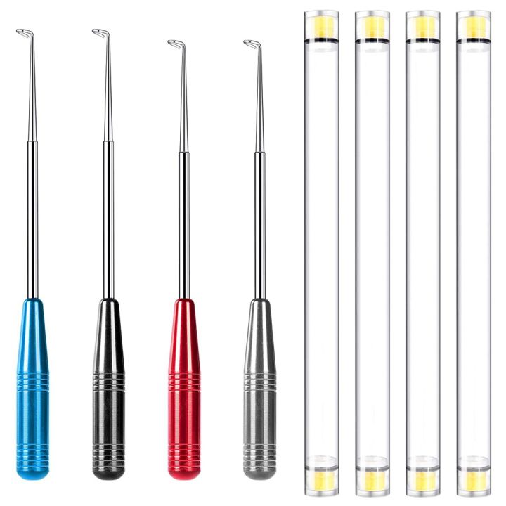 4PCS Fishing Hook Remover Tools,Fish Hook Quick Removal Kit with Storage Tube,Fish Hook Separator Extractor Accessories