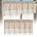 Farmhouse Valance Windows Short Curtain for Bedroom Kitchen Decoration 150cmx60cm.