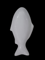Excusive Fish Design Serving Dish 12"Inch,Oven Proof melamine Serving Platte Serving Tray bowl - Full White. 