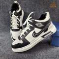 Boys leather sneakers with colour ful lace up design and classical sool .. 