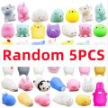 5-50Pcs Kawaii Squishies Mochi Anima Squishy Toys For Kids Antistress Ball Squeeze Party Favors Stress Relief Toys For Birthday. 