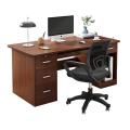 Modern Office Boss Table, Workstation Computer Table with 4 drawer and  sliding keyboard tray CPU Unit, Office  Writing Desk Employees Table., Multipurpose use Home  Office Furniture Desk 30/48. 