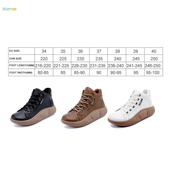 Women%20Casual%20Shoes%20Athletic%20Sneakers%20Ankle%20Booties%20Nonslip%20Breathable%20Lace%20up%20Shoes%20for%20Running%20Trekking%20Autumn%20Spring%20Outdoor%20Ladies%20Girls%20,%2037Yards%20Brown%20-%20Image%202