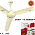Ceiling Fan BRB Lovely 56'' Exclusive Aluminium Blade(1400mm) With Free Regulator -7 years Replessment Warranty.