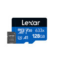 Lexar High-Performance 633x 128GB microSDHC microSDXC UHS-I Memory Card - Fast Video Capture and High Transfer Speed. 